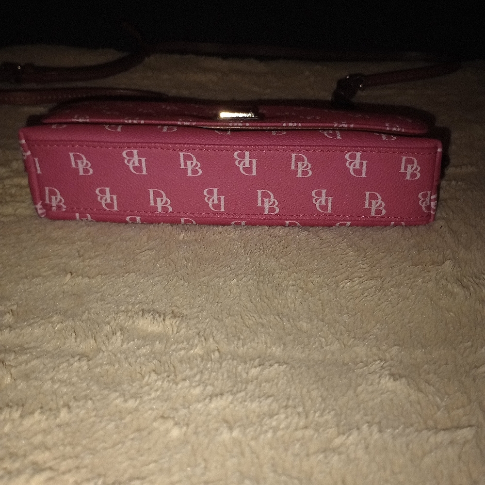 Dooney & Bourke Pink Signature leather Crossbody bag - Picture 6 of 14
